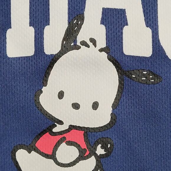 Pochacco Shirt Women M/L 19X25 Blue Hello-Kitty Sanrio Japan - Picture 10 of 12